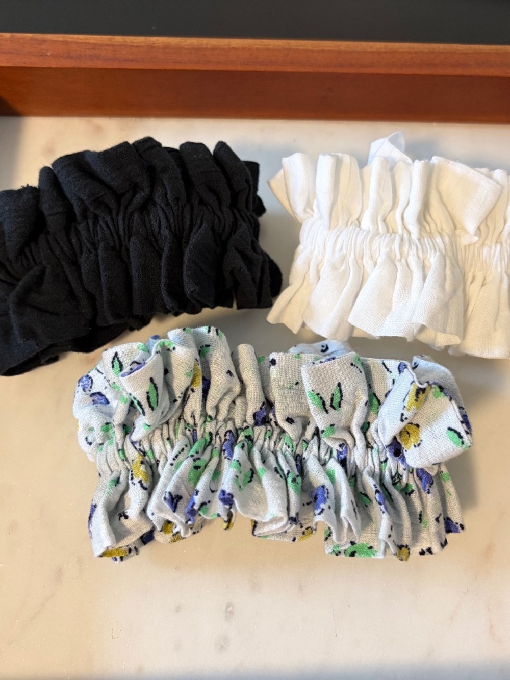 3 for $12: Aerie double layer scrunchies